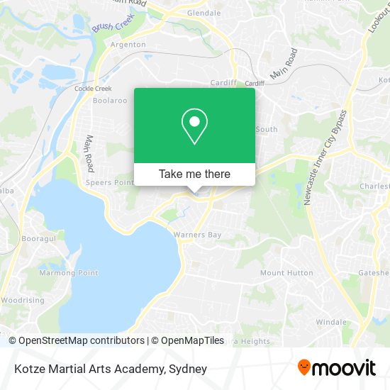 Kotze Martial Arts Academy map