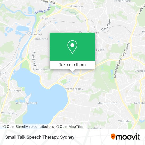 Mapa Small Talk Speech Therapy