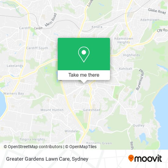 Mapa Greater Gardens Lawn Care