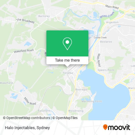 Halo Injectables map