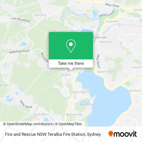 Fire and Rescue NSW Teralba Fire Station map