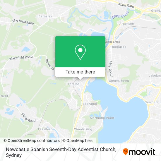 Newcastle Spanish Seventh-Day Adventist Church map