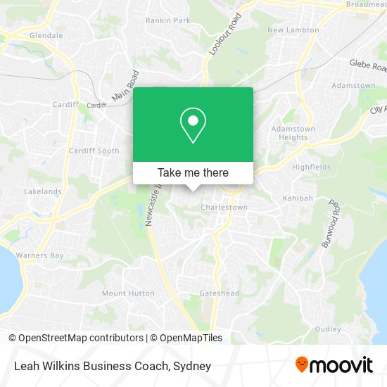 Leah Wilkins Business Coach map