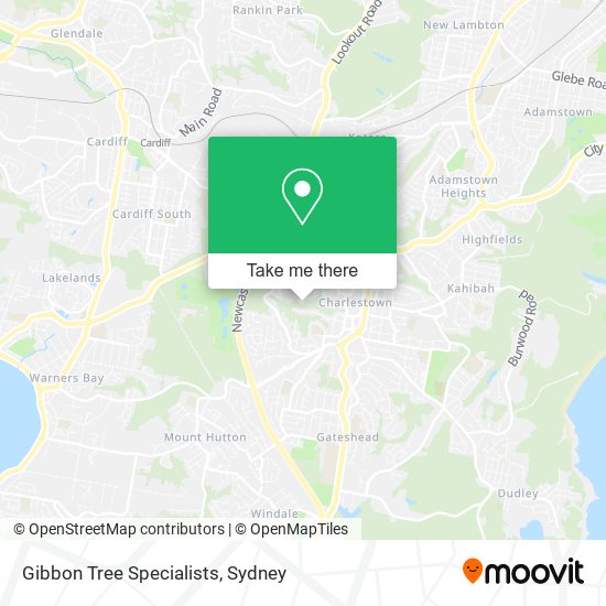 Gibbon Tree Specialists map