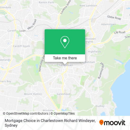 Mortgage Choice in Charlestown Richard Windeyer map
