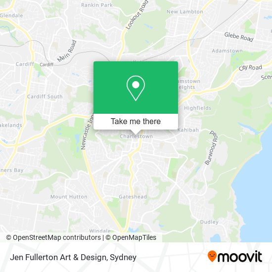 Jen Fullerton Art & Design map