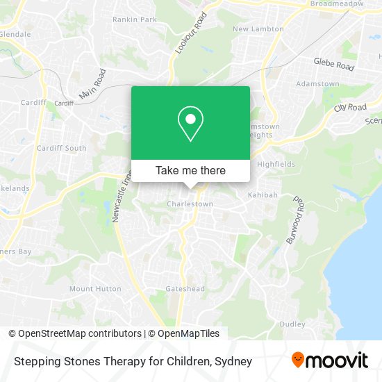Stepping Stones Therapy for Children map