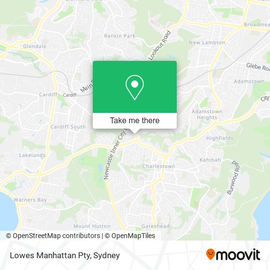 Lowes Manhattan Pty map