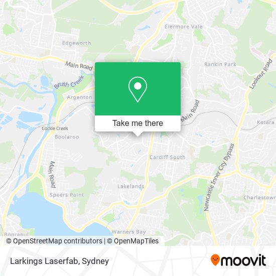 Larkings Laserfab map