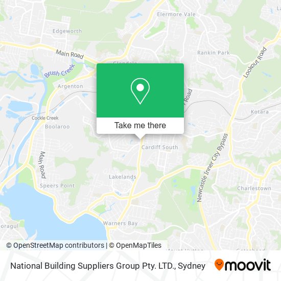 National Building Suppliers Group Pty. LTD. map