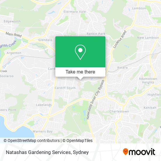 Natashas Gardening Services map