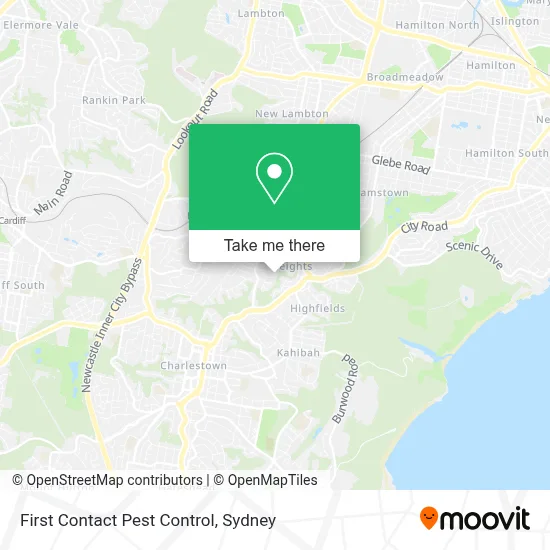 Mapa First Contact Pest Control