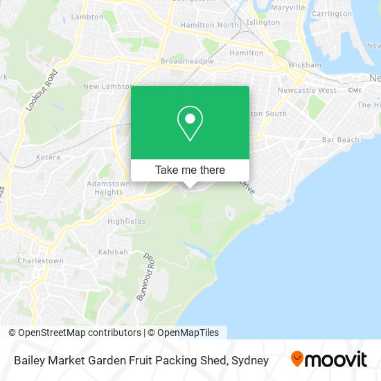 Bailey Market Garden Fruit Packing Shed map