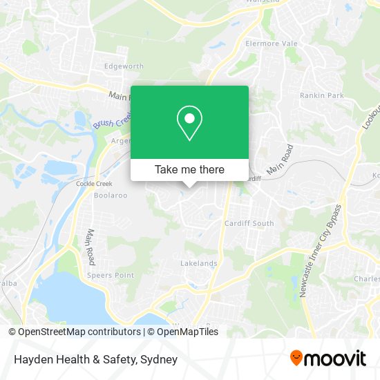Hayden Health & Safety map