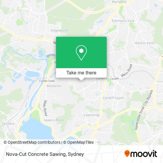 Nova-Cut Concrete Sawing map