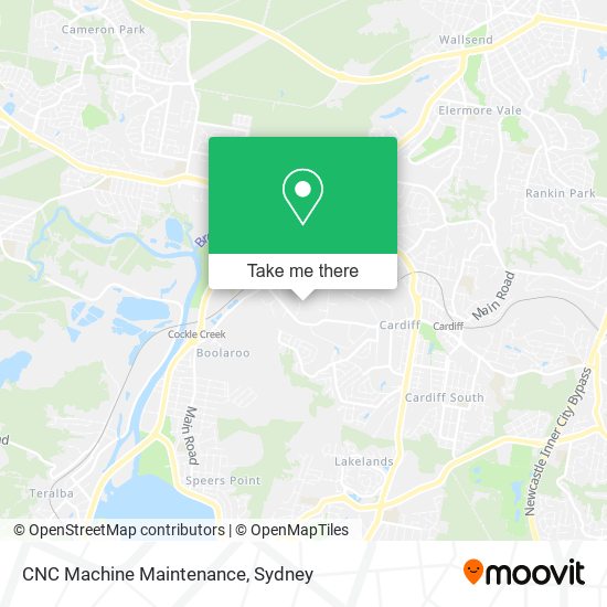 CNC Machine Maintenance map