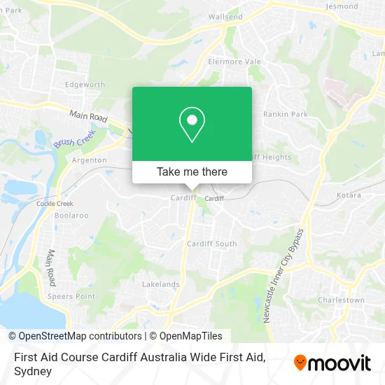 First Aid Course Cardiff Australia Wide First Aid map