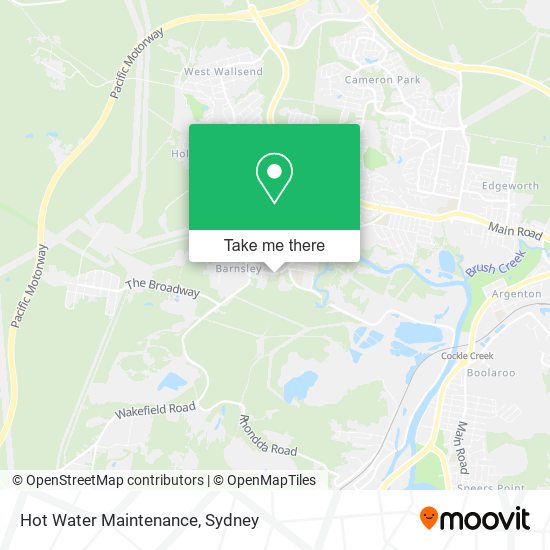 Hot Water Maintenance map