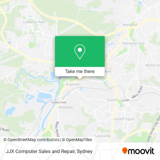 JJX Computer Sales and Repair map