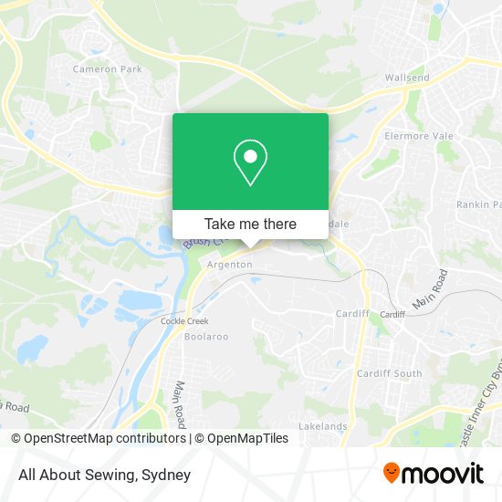All About Sewing map