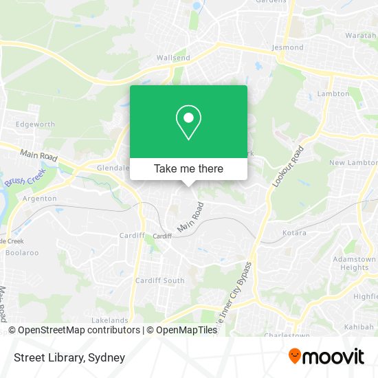 Street Library map
