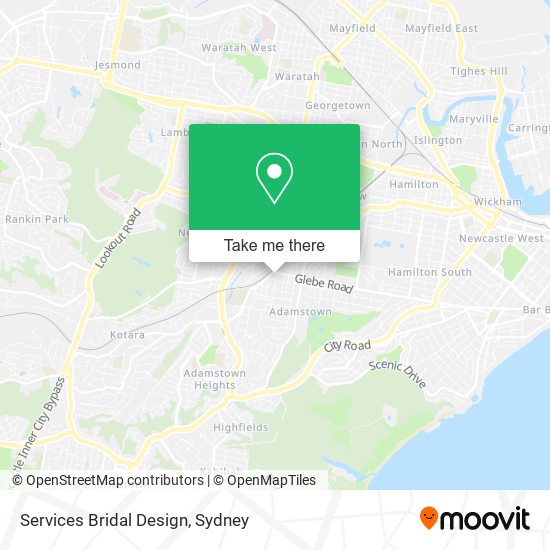 Services Bridal Design map