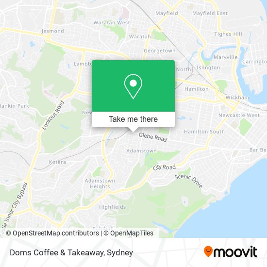 Doms Coffee & Takeaway map