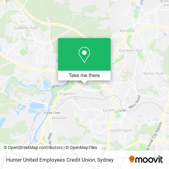 Hunter United Employees Credit Union map