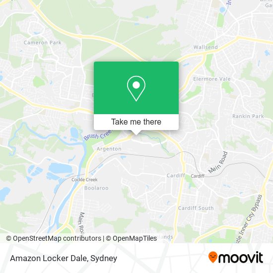 Amazon Locker Dale map