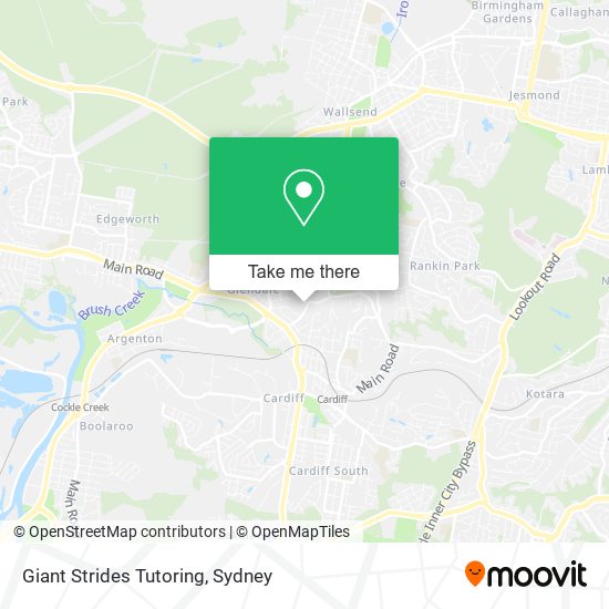 Giant Strides Tutoring map