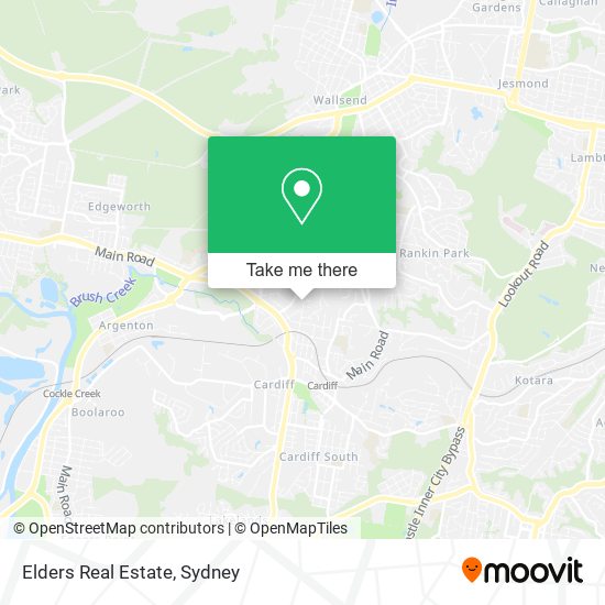 Elders Real Estate map