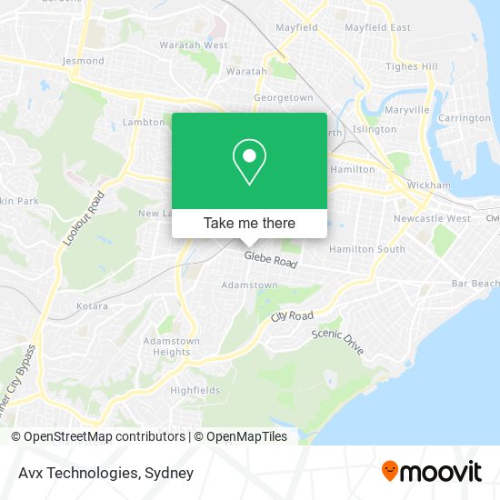 Avx Technologies map