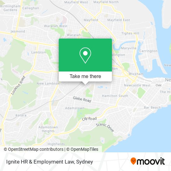 Ignite HR & Employment Law map