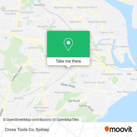 Cross Tools Co map