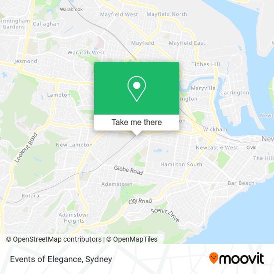 Events of Elegance map