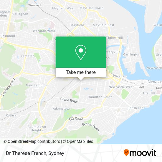 Dr Therese French map