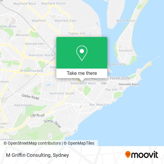 M Griffin Consulting map