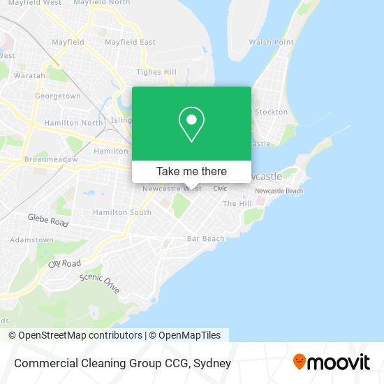 Mapa Commercial Cleaning Group CCG