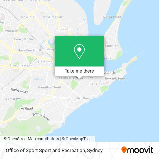 Office of Sport Sport and Recreation map