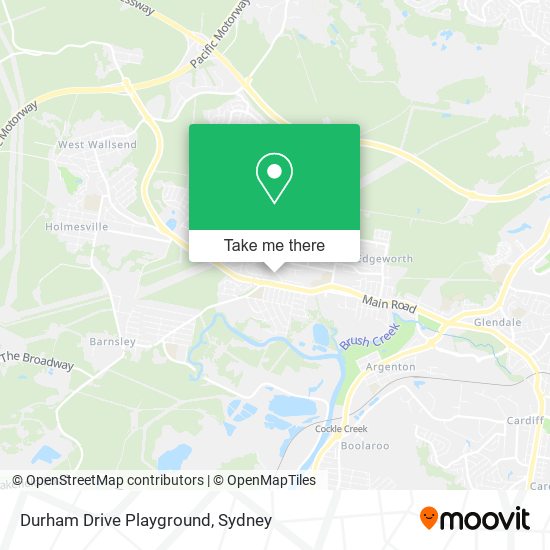 Mapa Durham Drive Playground