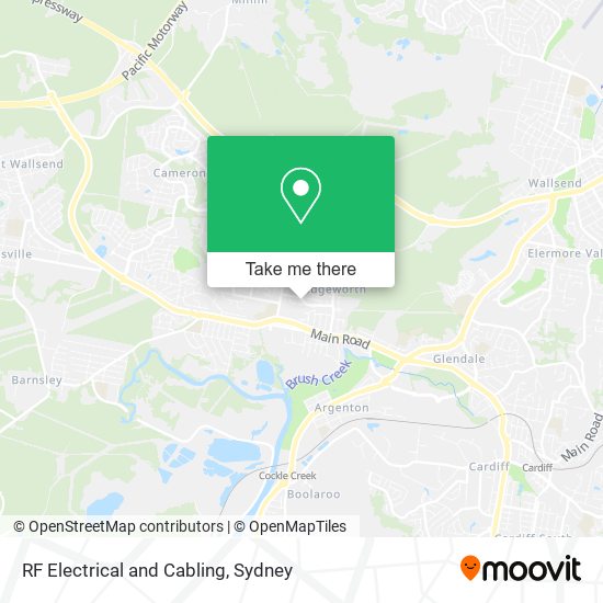 RF Electrical and Cabling map