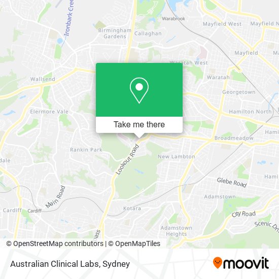 Mapa Australian Clinical Labs