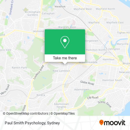 Mapa Paul Smith Psychology