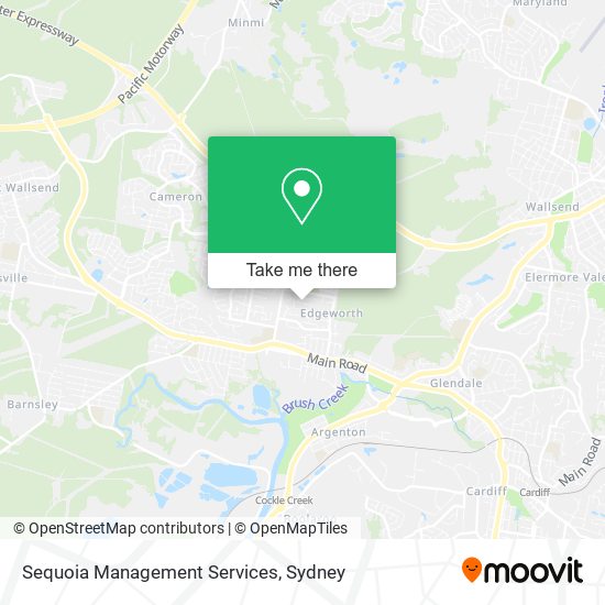 Sequoia Management Services map