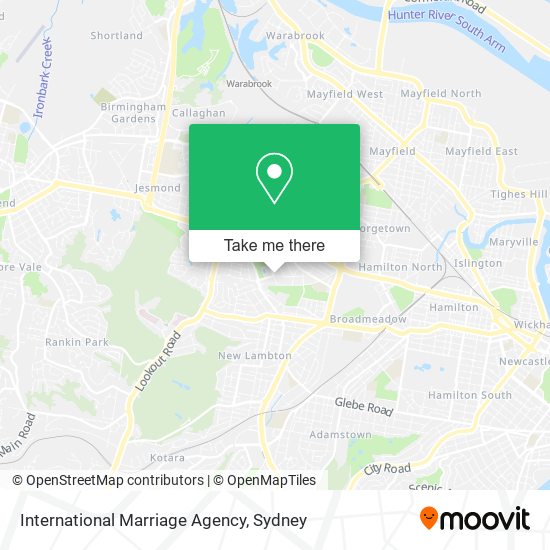 International Marriage Agency map