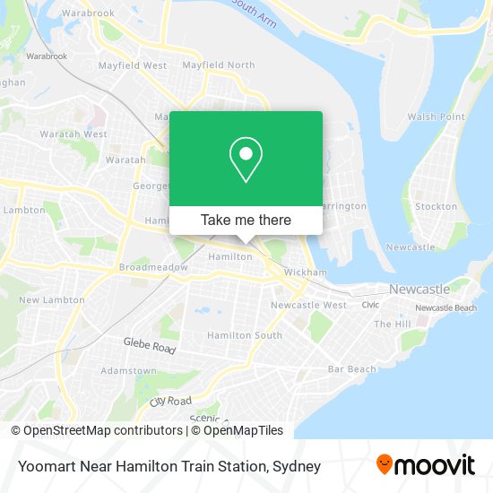 Yoomart Near Hamilton Train Station map