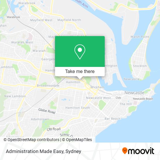 Administration Made Easy map
