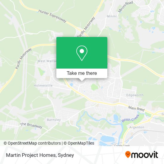 Martin Project Homes map