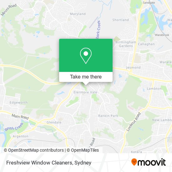 Freshview Window Cleaners map