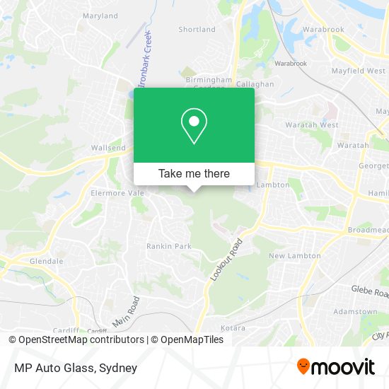 MP Auto Glass map